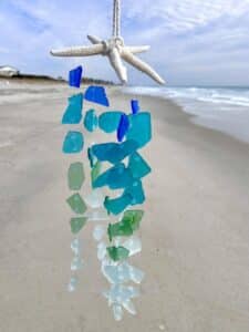 Windchime on beach